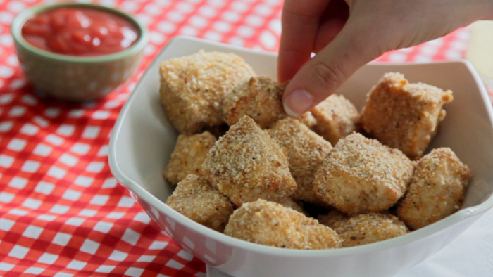 Healthy chicken nuggets