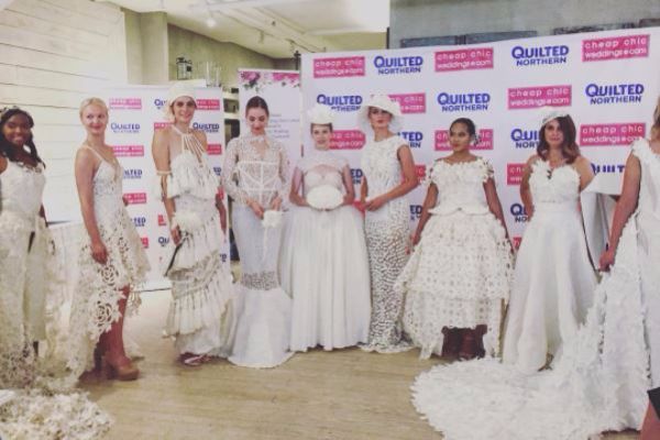 What These Stunning Wedding Gowns Are Made Out Of Toilet Paper