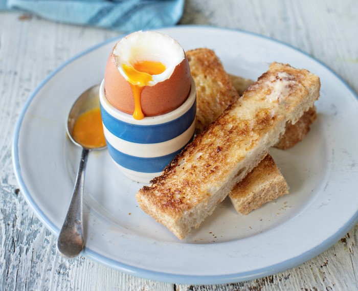 Perfect soft-boiled eggs