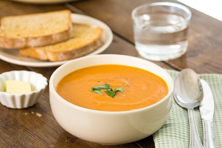 Lentil and tomato soup