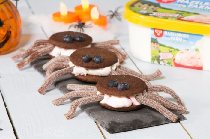 Spider ice cream sandwich