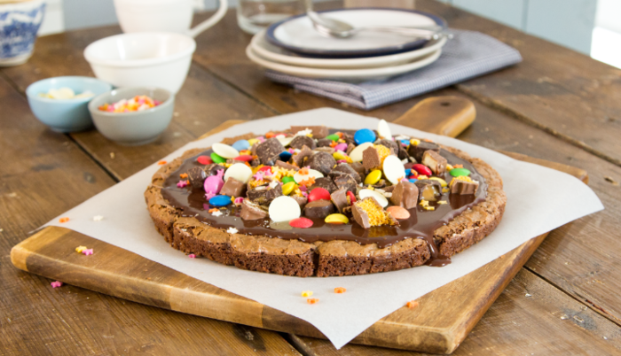 Brownie pizza