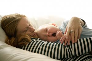 The 6 stages of being sick when the baby is also sick