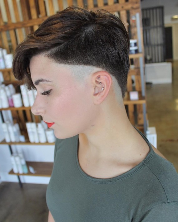 asymmetrical pixie undercut