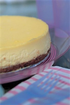 Chocolate lime cheesecake