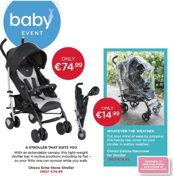 The baby event is on at Dunnes Stores now and you will NOT want