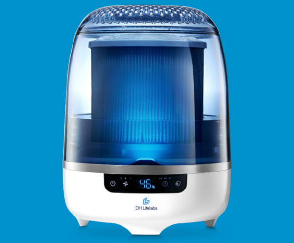 DH Lifelabs Aaira + Humidifier HOCl Dry Air Purifier - Blue