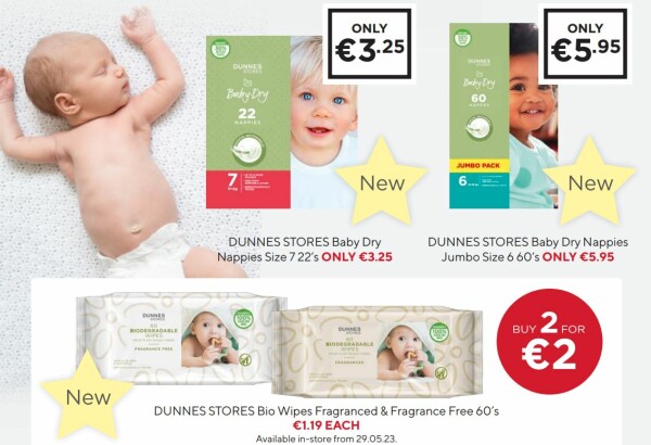 Baby & Toddler Wipes - Dunnes Stores