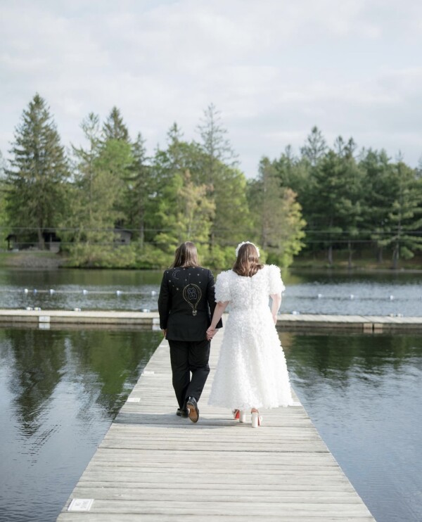 Beanie Feldstein posts pictures of her wedding to Bonnie Chance