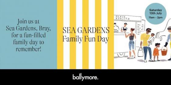 Ballymore hosts family fun day at Bray’s new Sea Gardens this Saturday
