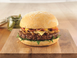Philly cheese steak burger