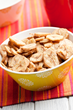 Baked Banana Coins