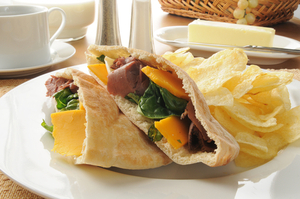 Beef pita pockets
