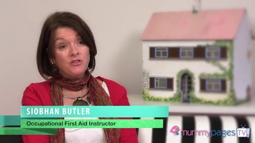 What are the first steps to take if your child gets a burn?