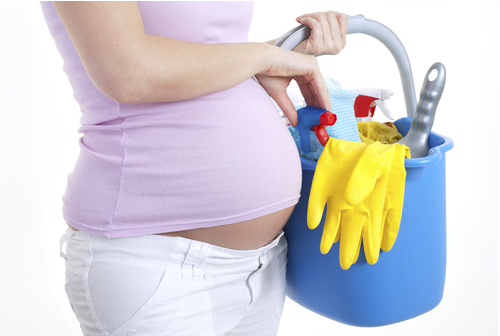 Using cleaning products while pregnant