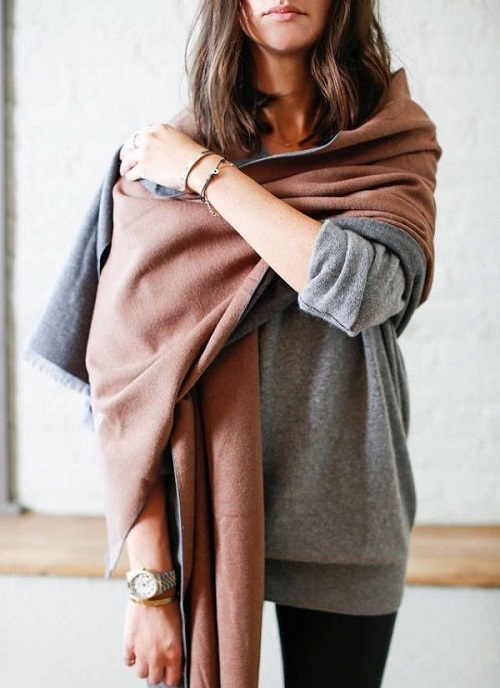 Style: 3 ways to wear your blanket scarf