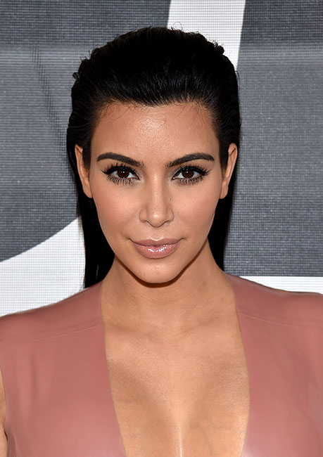 How To Copy Kim Kardashian's Sleek, Slicked-Back Hair