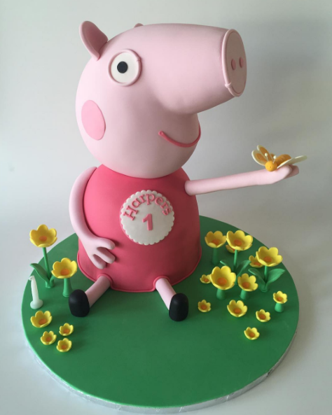 peppa pig cake